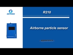 Sensore pulito del contatore della particelle di polvere di flusso del sistema di controllo dell'ambiente R210 piccolo