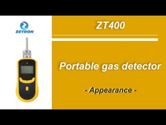 Analizzatore infrarosso del CH4 dell'O2 H2S del NH3 del rivelatore di gas del biogas portatile di Zetron ZT400 multi