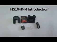 MS104K-M Analisatore portatile di gas O2 H2S CO 4 in 1 Detettore multi gas combustibile/LEL